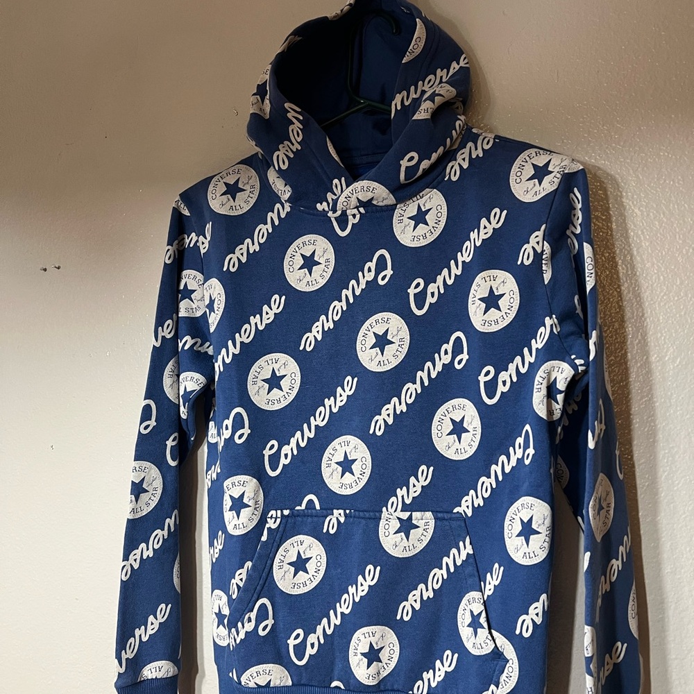 Converse Blue Graphic Hoodie